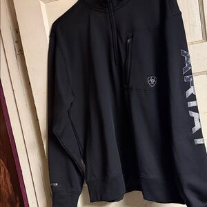 Ariat Black Quarter-Zip Sweatshirt